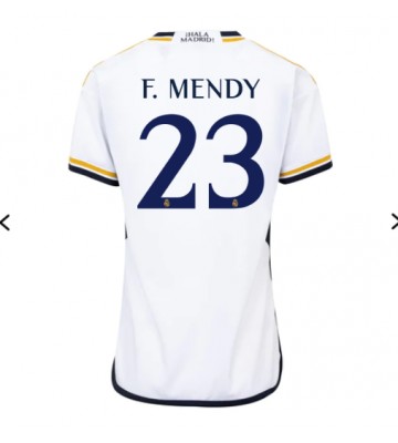 Lacne Ženy Futbalové dres Real Madrid Ferland Mendy #23 2023-24 Krátky Rukáv - Domáci